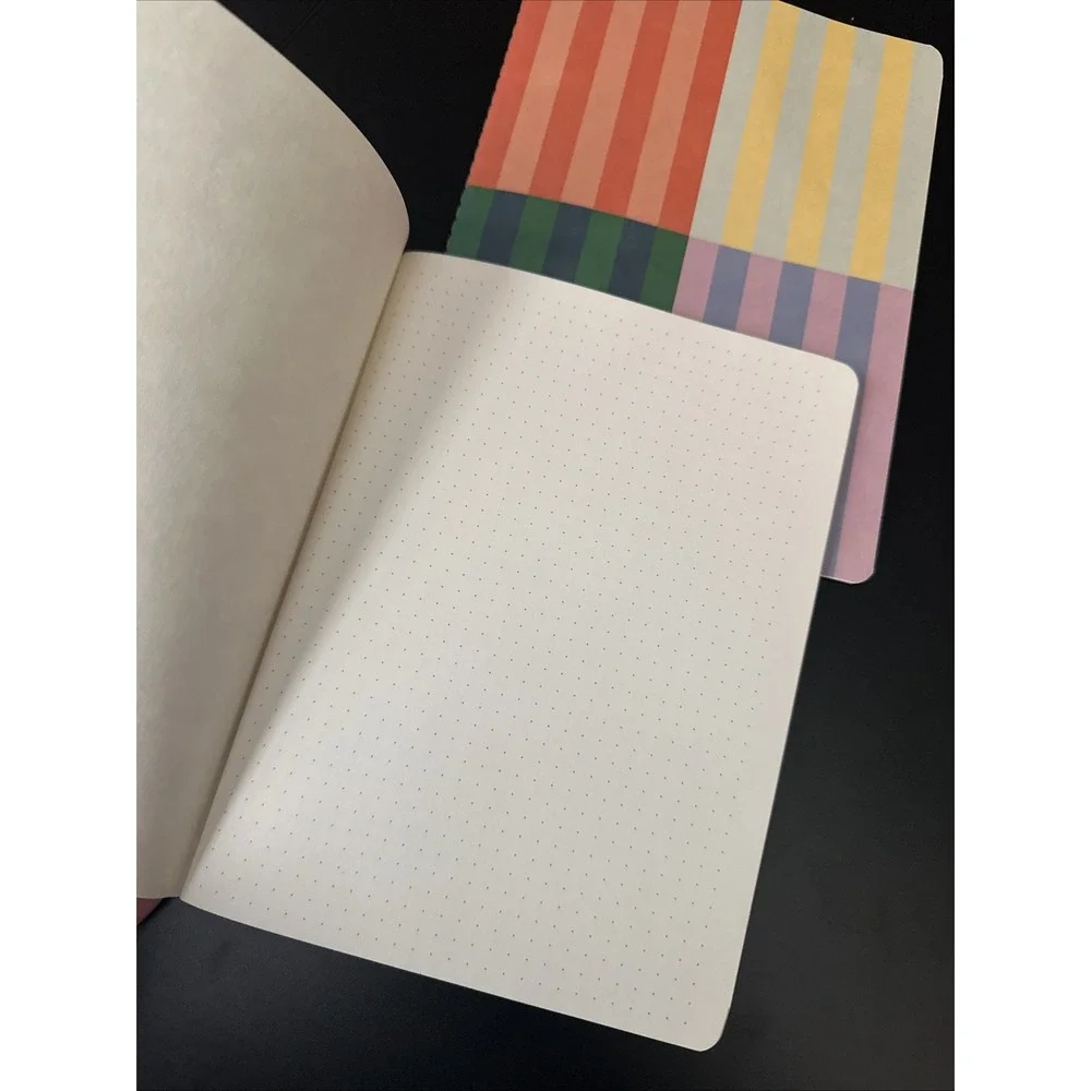 Anthropologie‎ Small Thin Notebooks Retro Colorful Lined